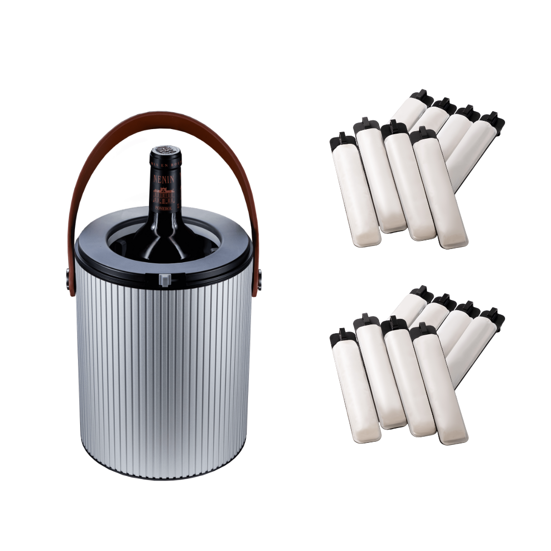 Lyra Silver Multi-Fit™ Bottle Chiller
