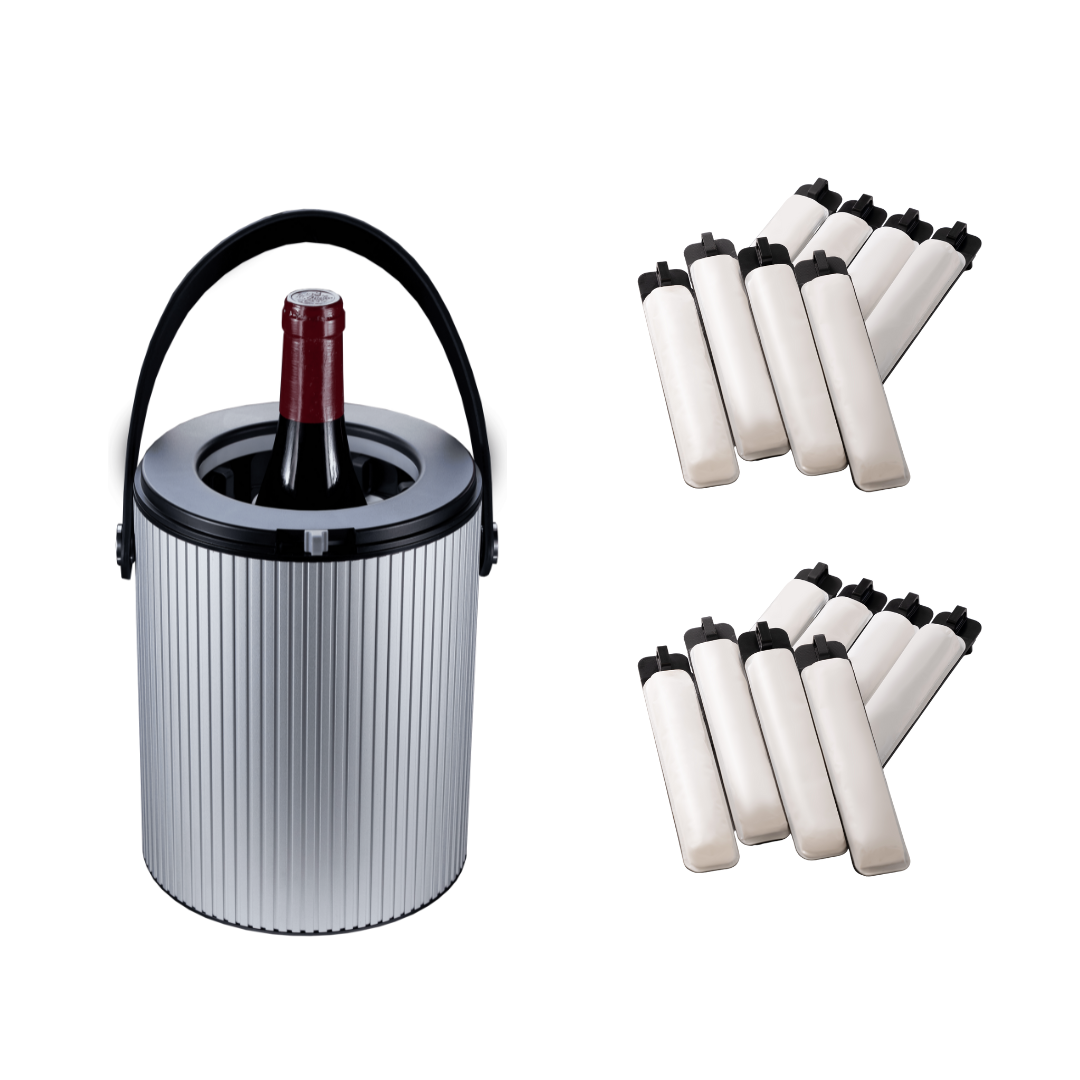 Lyra Silver Multi-Fit™ Bottle Chiller